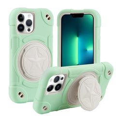 Shield PC Hybrid Silicone Phone Case, For iPhone 14, For iPhone 14 Pro Max, For iPhone 13 Pro Max