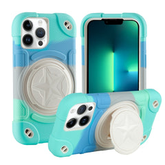 Shield PC Hybrid Silicone Phone Case, For iPhone 14, For iPhone 14 Pro Max, For iPhone 13 Pro Max