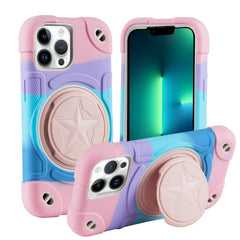 Shield PC Hybrid Silicone Phone Case, For iPhone 14, For iPhone 14 Pro Max, For iPhone 13 Pro Max