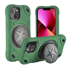 For iPhone 13 / Dark Green+Black