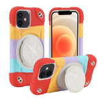 For iPhone 12 / Camouflage Rot