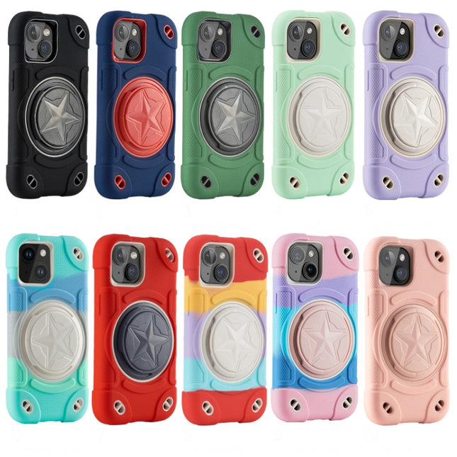 Funda híbrida de silicona para teléfono Shield PC, para iPhone 14, para iPhone 14 Pro Max, para iPhone 13 Pro Max