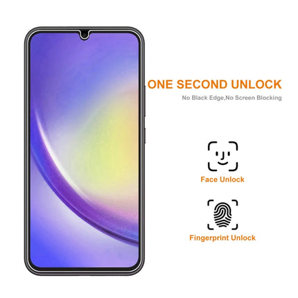ENKAY 0.26mm 9H 2.5D High Aluminum-silicon Tempered Glass Film, For Samsung Galaxy A25 5G, For Samsung Galaxy A35, For Samsung Galaxy A55, For Samsung Galaxy M04, For Samsung Galaxy S23 FE 5G, For Samsung Galaxy M54 / F54, For Samsung Galaxy A15 4G / 5G