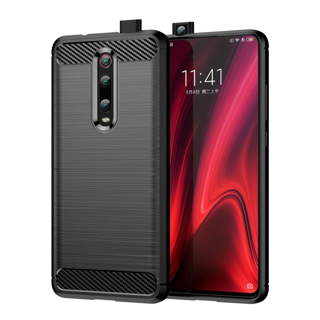 Brushed Texture Carbon Fiber TPU Case for Xiamo Redmi K20 / K20 Pro, For Xiaomi Redmi K20 / K20 Pro
