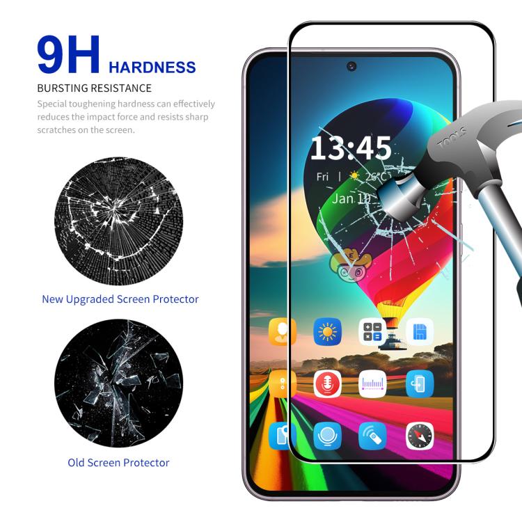 ENKAY Hat-Prince Full Glue High Aluminum-silicon Tempered Glass Film, For Samsung Galaxy S25 FE 5G, For Samsung Galaxy A07 5G, For Samsung Galaxy A17 5G, For Samsung Galaxy M56, For Samsung Galaxy A26 5G, For Samsung Galaxy A16, For Samsung Galaxy A06 ...