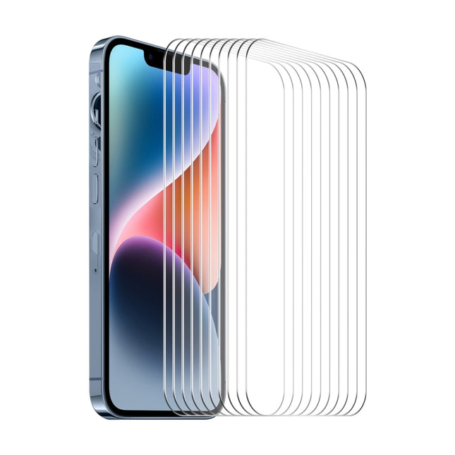 10pcs ENKAY 0.26mm 9H 2.5D High Aluminum-silicon Tempered Glass Film, For iPhone 17e / 16e, For iPhone 16 Pro Max, For iPhone 16 Pro, For iPhone 16 Plus, For iPhone 16, For iPhone 15 Pro Max, For iPhone 15 Pro, For iPhone 15 Plus, For iPhone 15