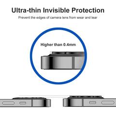 ENKAY 9H Rear Lens Aluminium Alloy Tempered Glass Film, For iPhone 15 Pro / 15 Pro Max