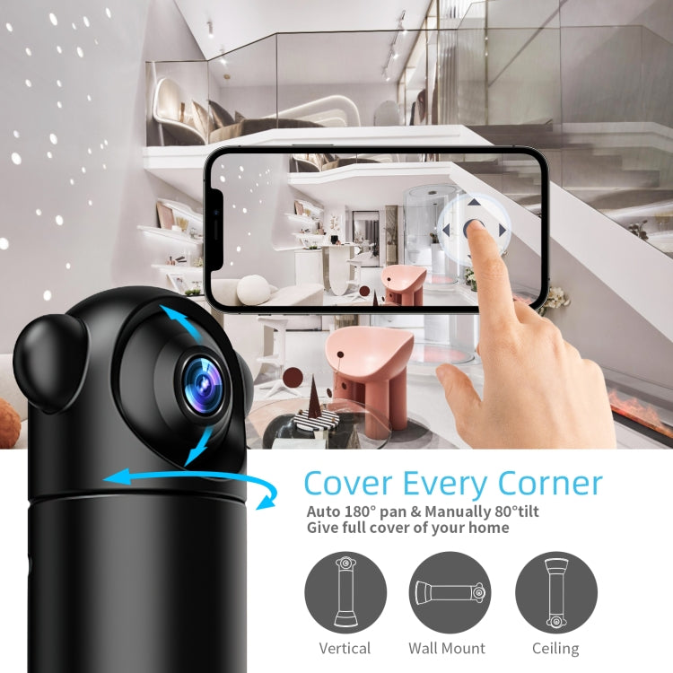 V10 HD Infrared Home Night Vision Mini Camera Remote Control Family Security Camera