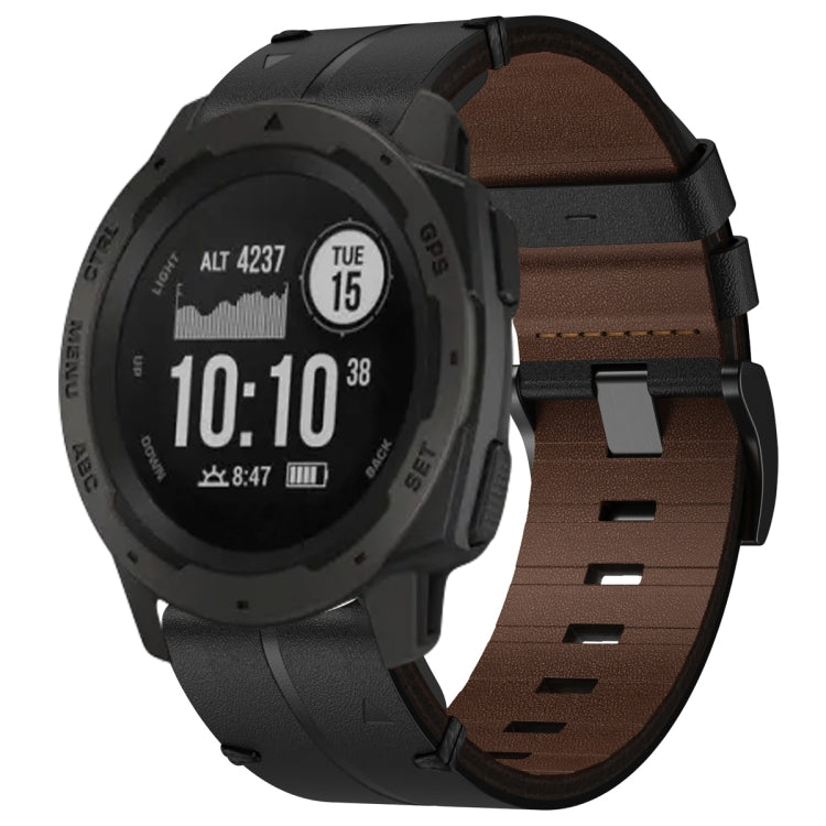 Leather Textured 22mm Watch Band