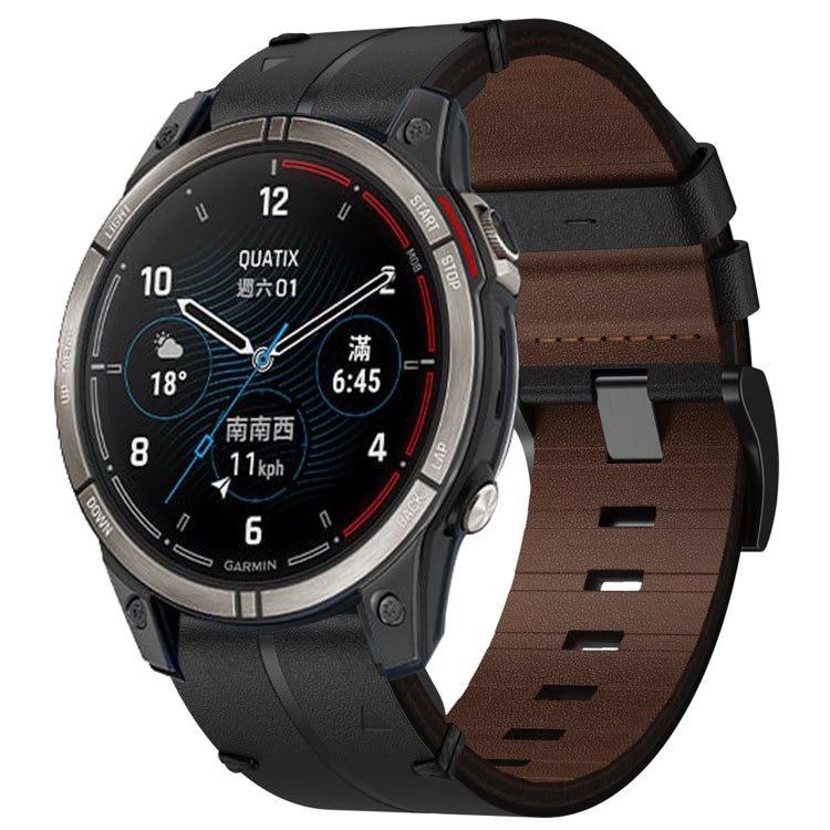 Leather Textured 22mm Watch Band