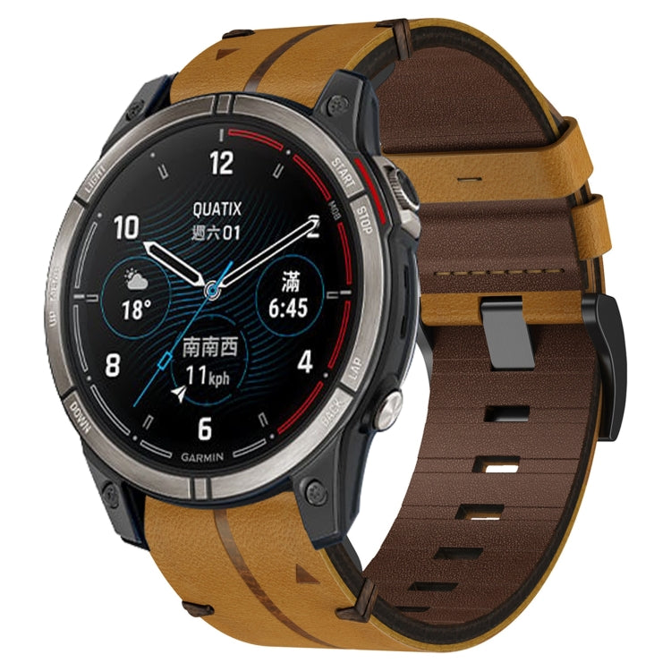 Leather Textured 22mm Watch Band