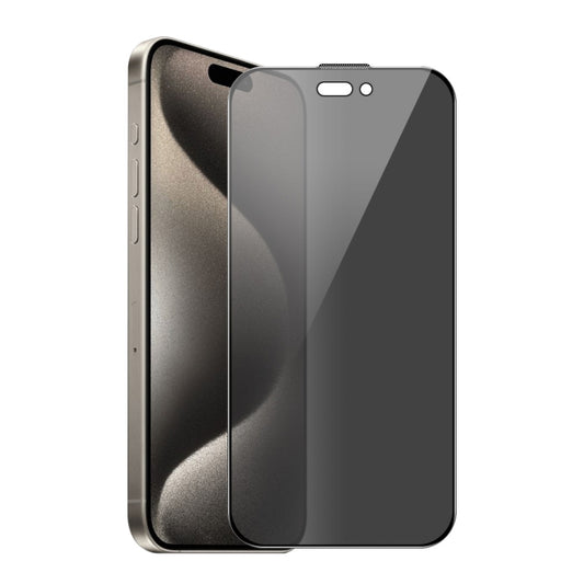 ENKAY Hat-Prince 28 Degree Anti-peeping Tempered Glass Full Screen Film, For iPhone 16 Pro Max, For iPhone 16 Pro, For iPhone 16 Plus, For iPhone 16, For iPhone 15 Pro Max, For iPhone 15 Pro, For iPhone 15 Plus, For iPhone 15