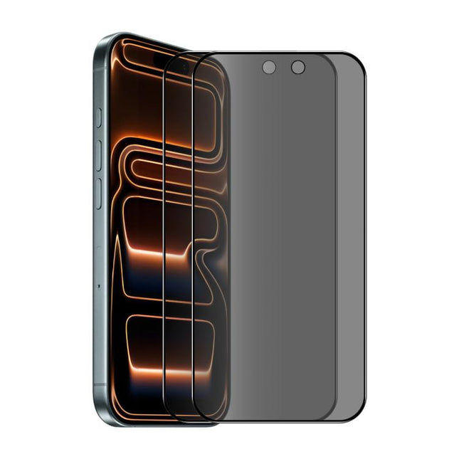 2pcs ENKAY Hat-Prince 28° Anti-peeping Tempered Glass Protector Full Screen Film, For iPhone 18 Pro, For iPhone 18 Pro Max, For iPhone 17 Pro Max, For iPhone 17 Pro, For iPhone 17, For iPhone Air, For iPhone 16 Pro Max, For iPhone 16 Pro               ...