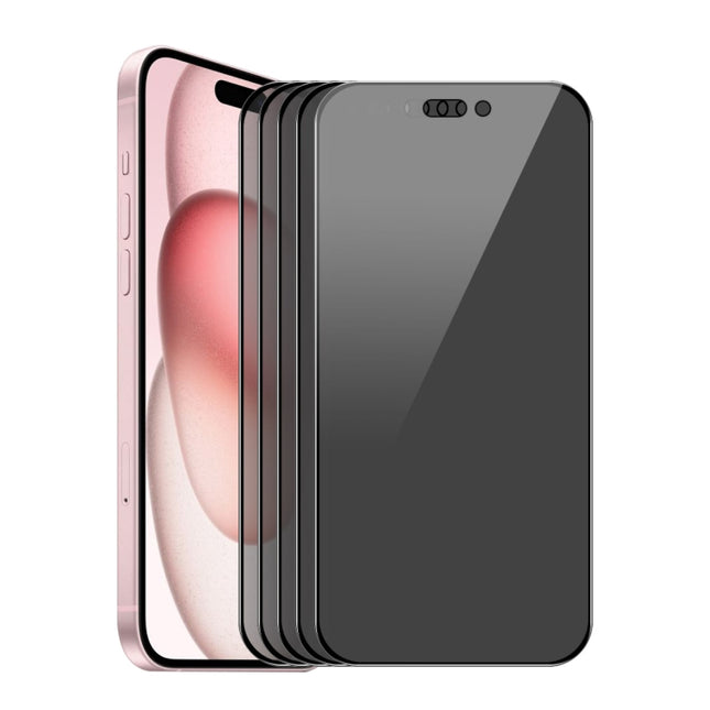 5pcs ENKAY Hat-Prince 28° Anti-peeping Tempered Glass Protector Full Screen Film, For iPhone 18 Pro, For iPhone 18 Pro Max, For iPhone 17 Pro Max, For iPhone 17 Pro, For iPhone 17, For iPhone Air, For iPhone 16 Pro Max, For iPhone 16 Pro               ...