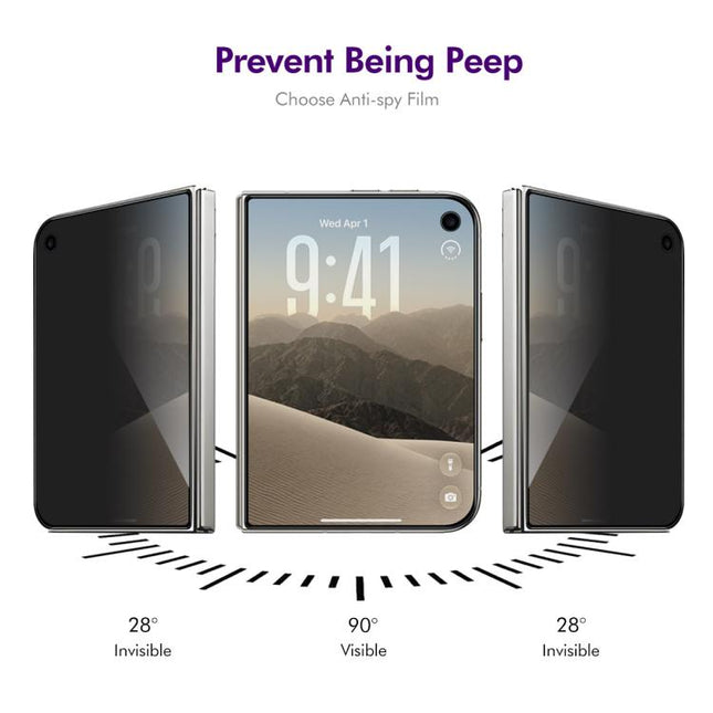 5pcs ENKAY Hat-Prince 28° Anti-peeping Tempered Glass Protector Full Screen Film, For iPhone 18 Pro, For iPhone 18 Pro Max, For iPhone 17 Pro Max, For iPhone 17 Pro, For iPhone 17, For iPhone Air, For iPhone 16 Pro Max, For iPhone 16 Pro               ...