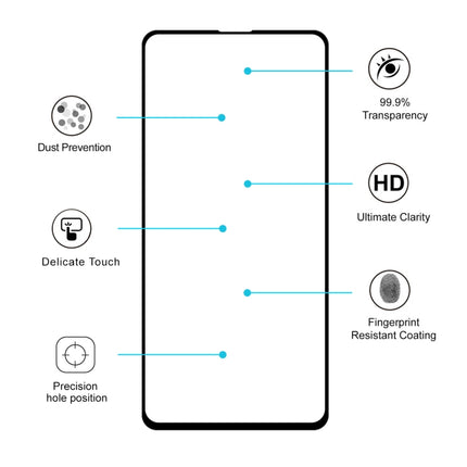 For Xiaomi Poco F5 Pro / Redmi K60 / K60 Pro 2pcs ENKAY Hat-Prince Full Glue 0.26mm 9H 2.5D Tempered Glass Full Film, For Redmi K20 / K20 Pro(2pcs)