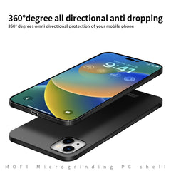 MOFI Frosted PC Ultra-thin Hard Phone Case, For iPhone 15 Pro, For iPhone 15 Plus, For iPhone 15