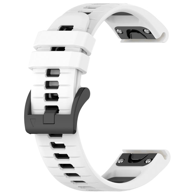 Sports Two-Color 26mm Silicone Watch Band, For Garmin Descent MK 1, For Garmin Descent Mk3i 51mm