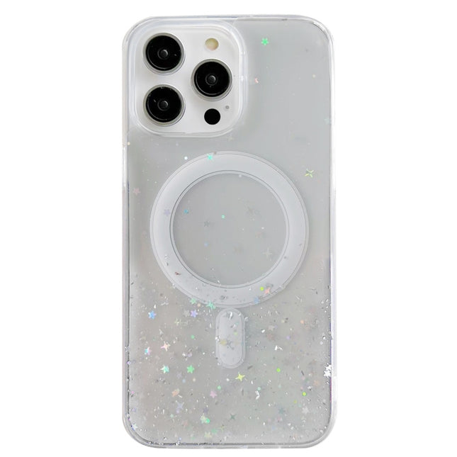 Glitter MagSafe Hybrid Clear TPU Phone Case, For iPhone 13 Pro Max, For iPhone 13 Pro, For iPhone 13, For iPhone 12