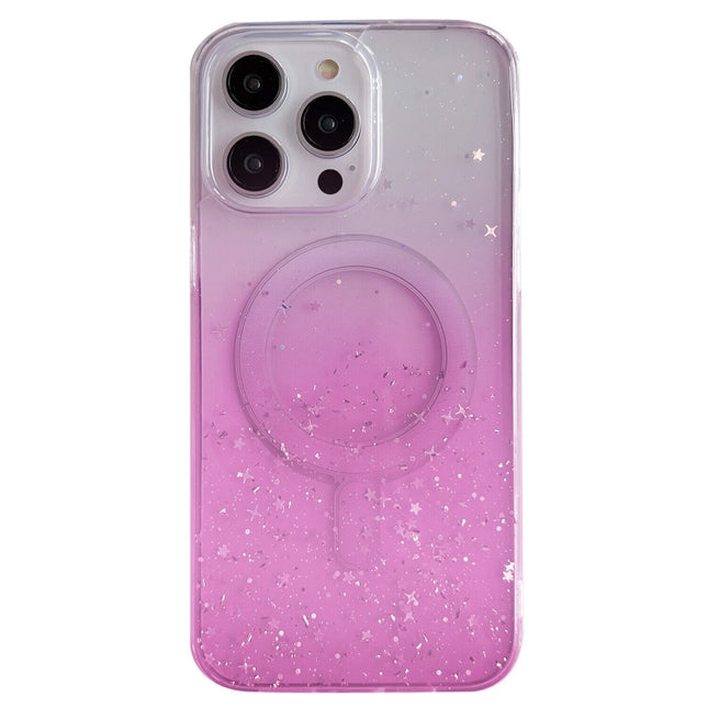 Glitter MagSafe Hybrid Clear TPU Phone Case, For iPhone 13 Pro Max, For iPhone 13 Pro, For iPhone 13, For iPhone 12