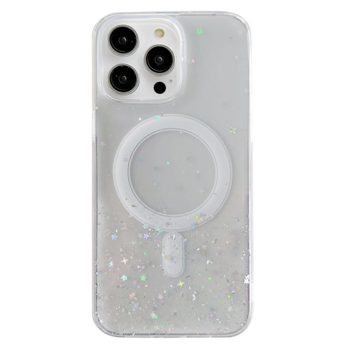 Glitter MagSafe Hybrid Clear TPU Phone Case, For iPhone 12 Pro Max, For iPhone 12 Pro, For iPhone 11 Pro Max, For iPhone 11