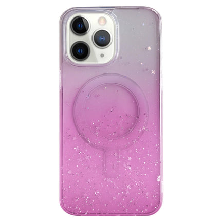Glitter MagSafe Hybrid Clear TPU Phone Case, For iPhone 11 Pro