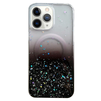 Glitter MagSafe Hybrid Clear TPU Phone Case, For iPhone 11 Pro