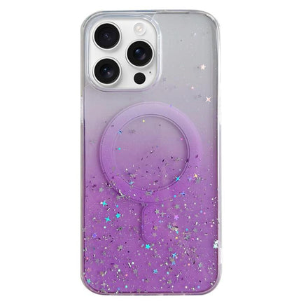 Glitter MagSafe Hybrid Clear TPU Phone Case, For iPhone 16 Pro Max, For iPhone 16 Pro, For iPhone 16 Plus, For iPhone 16