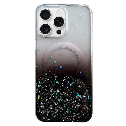 Glitter MagSafe Hybrid Clear TPU Phone Case, For iPhone 16 Pro Max, For iPhone 16 Pro, For iPhone 16 Plus, For iPhone 16
