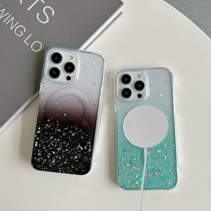 Glitter MagSafe Hybrid Clear TPU Phone Case, For iPhone 13 Pro Max, For iPhone 13 Pro, For iPhone 13, For iPhone 12
