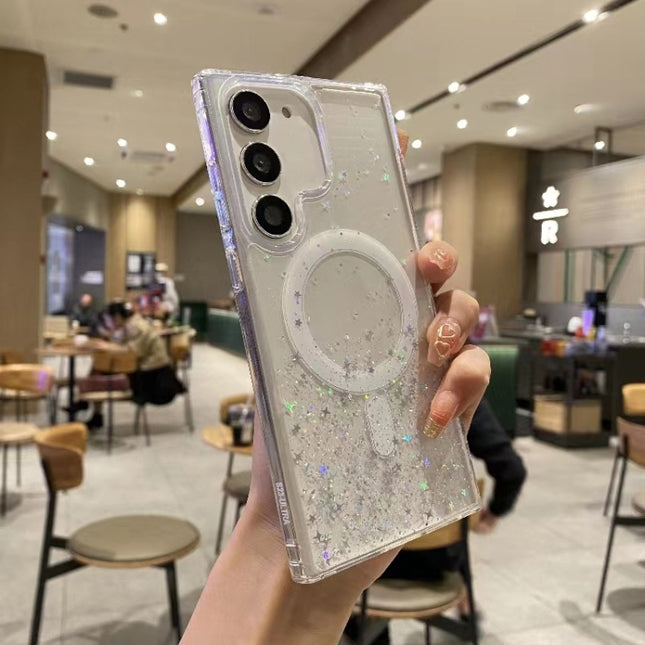 Magsafe Glitter TPU Phone Protective Case, For Samsung Galaxy S22+ 5G, For Samsung Galaxy S22 5G