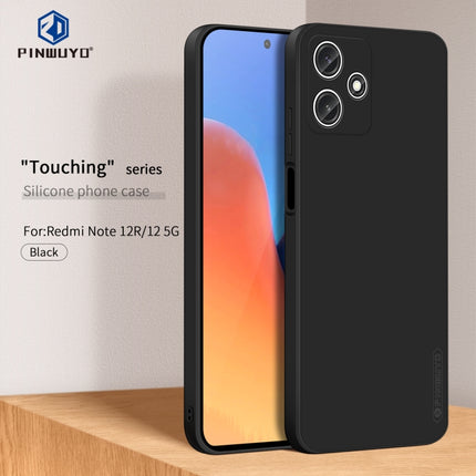 PINWUYO Sense Series Liquid Silicone TPU Phone Case, For Xiaomi Redmi 12 5G / Poco M6 Pro, For Xiaomi Redmi 12C