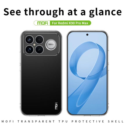 MOFI Ming Series Ultra-thin TPU Phone Case, For Redmi K90 Pro Max / Poco F8 Ultra, For Xiaomi Redmi K90, For Xiaomi Poco F8 Pro, For Redmi 15 5G Global / 15 4G SEA 169.5mm, For Xiaomi Redmi K70 / K70 Pro, For Xiaomi Redmi 12R / Note 12R