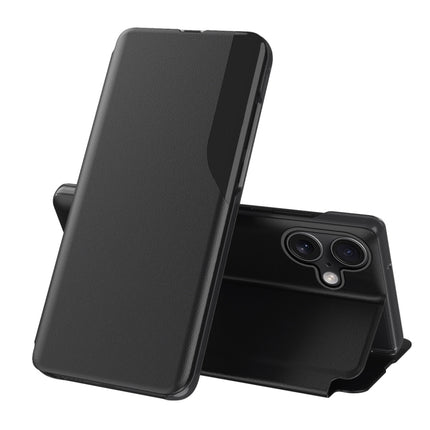 Side Display Flip Leather Phone Case, For iPhone Air, For iPhone 16 Pro Max, For iPhone 16 Pro, For iPhone 16 Plus