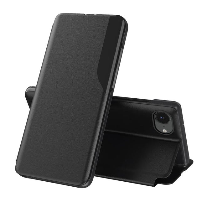 Side Display Flip Leather Phone Case, For iPhone 17e / 16e, For iPhone 17 Pro Max, For iPhone 17 Pro, For iPhone 17