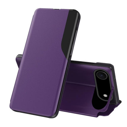 Side Display Flip Leather Phone Case, For iPhone Air, For iPhone 16 Pro Max, For iPhone 16 Pro, For iPhone 16 Plus