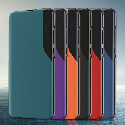 Side Display Flip Leather Phone Case