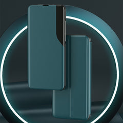 Side Display Flip Leather Phone Case