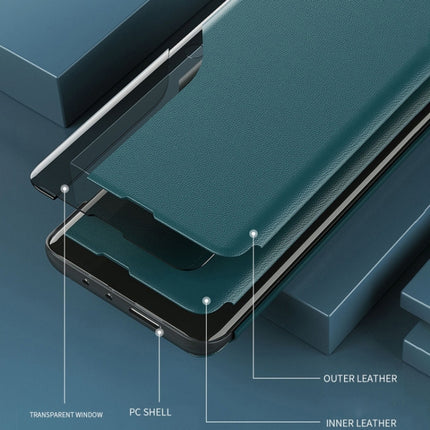 Side Display Flip Leather Phone Case, For iPhone Air, For iPhone 16 Pro Max, For iPhone 16 Pro, For iPhone 16 Plus