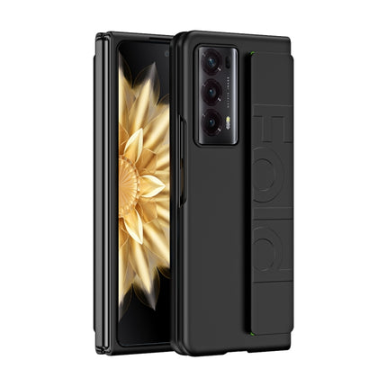 Skin Elastic Wrist Grip Back Cover Phone Case, For Honor Magic V2 RSR, For Honor Magic Vs2, For Honor Magic V2
