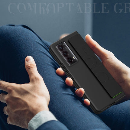 Skin Elastic Wrist Grip Back Cover Phone Case, For Honor Magic V2 RSR, For Honor Magic Vs2, For Honor Magic V2