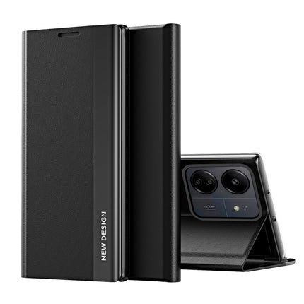 Side Electroplated Adsorption Leather Phone Case, For Xiaomi Redmi 13C, For Xiaomi Redmi Note 13 Pro+, For Xiaomi 13T Pro