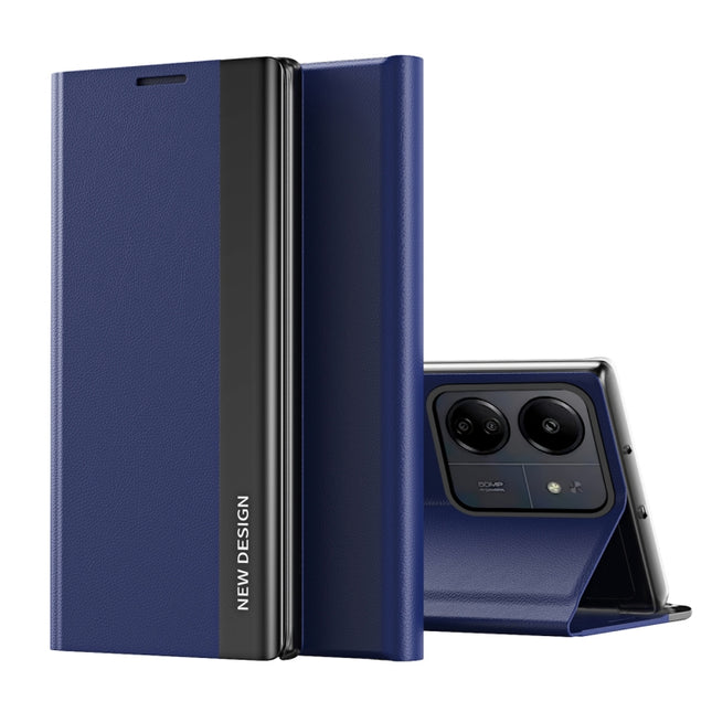 Side Electroplated Adsorption Leather Phone Case, For Xiaomi Redmi 13C, For Xiaomi Redmi Note 13 Pro+, For Xiaomi 13T Pro