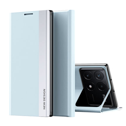 Side Electroplated Adsorption Leather Phone Case, For Xiaomi Redmi 14C, For Xiaomi Poco F6, For Xiaomi Poco F6 Pro