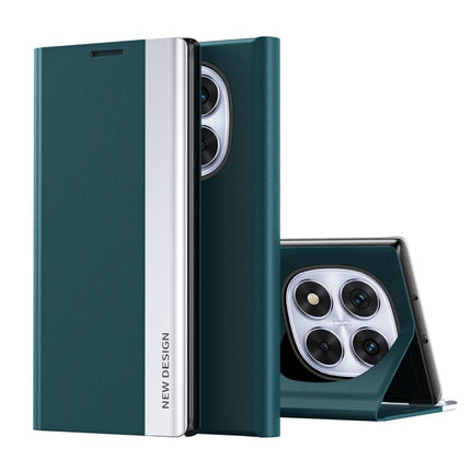 Side Electroplated Adsorption Leather Phone Case, For Xiaomi Redmi Note 14 Pro 5G, For Xiaomi 14T Pro, For Xiaomi 14T