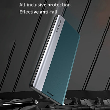 Side Electroplated Adsorption Leather Phone Case, For Honor 90 Lite