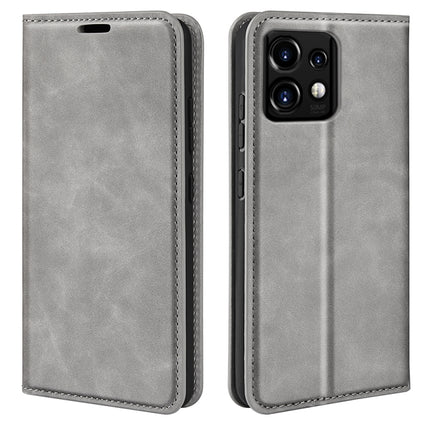 Retro-skin Magnetic Suction Leather Phone Case, For Motorola Moto G54, For Motorola Edge 40 Neo, For Motorola Moto G14, For Motorola Moto X40 Pro