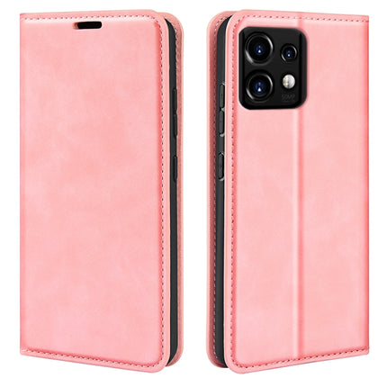 Retro-skin Magnetic Suction Leather Phone Case, For Motorola Moto G54, For Motorola Edge 40 Neo, For Motorola Moto G14, For Motorola Moto X40 Pro