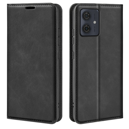 Retro-skin Magnetic Suction Leather Phone Case, For Motorola Moto G54, For Motorola Edge 40 Neo, For Motorola Moto G14, For Motorola Moto X40 Pro