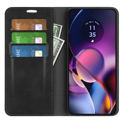 Retro-skin Magnetic Suction Leather Phone Case, For Motorola Moto G54, For Motorola Edge 40 Neo, For Motorola Moto G14, For Motorola Moto X40 Pro
